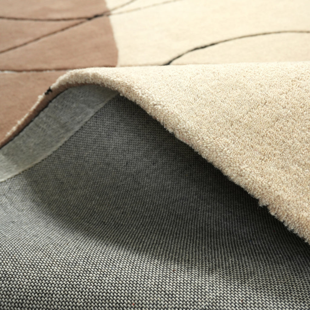 Siena Rug - Mocha Mousse / Black Grain / Cake Batter [WOOL]