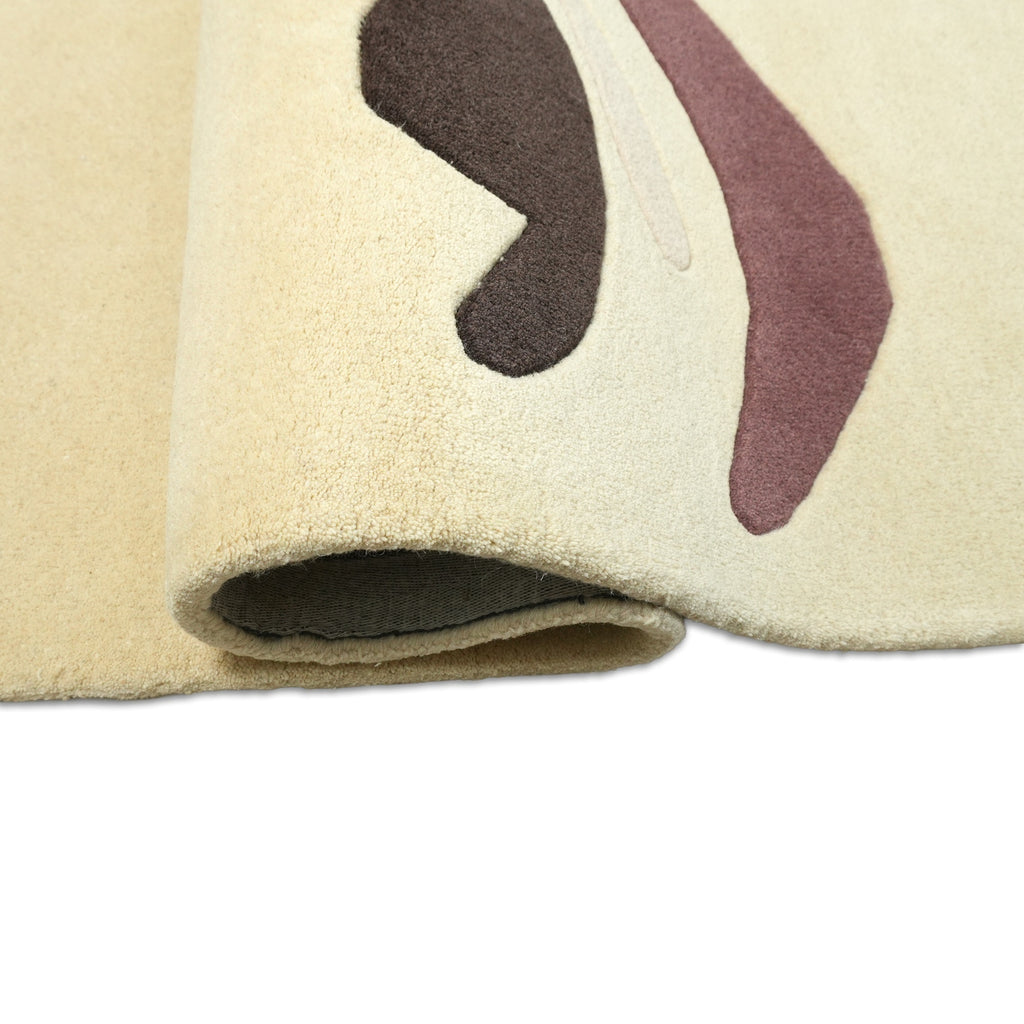 Trieste Rug - Country Red / Dark Mocha / Dark Brown Camo / Smooth Pastel Yellow [WOOL]