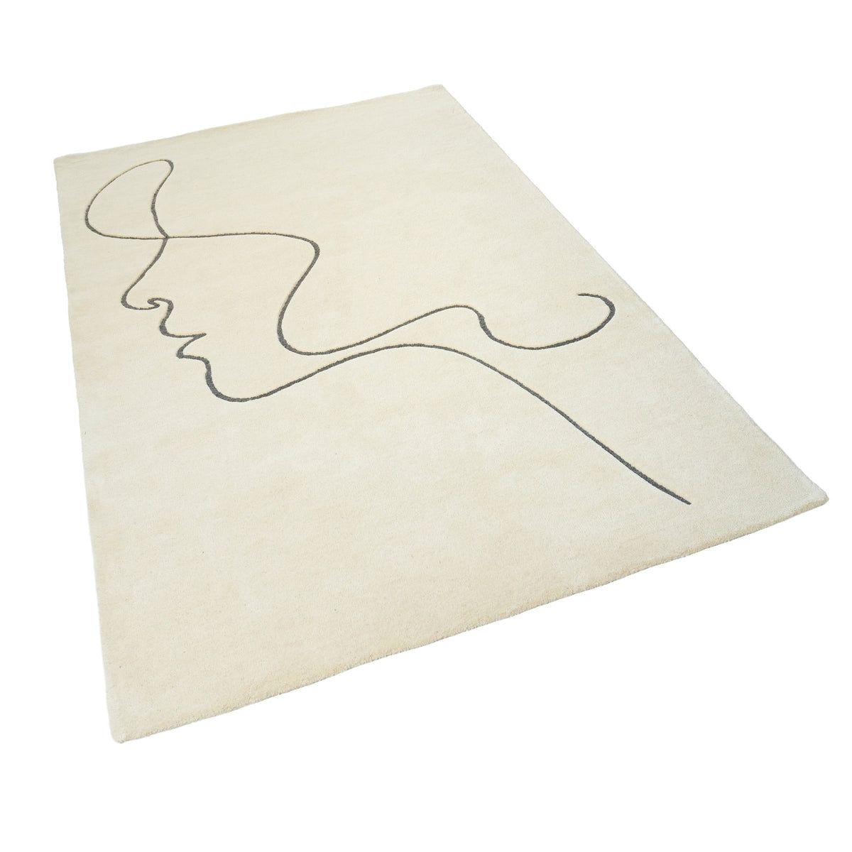 Ashland Rug - Ballet White / Dim Gray [WOOL]