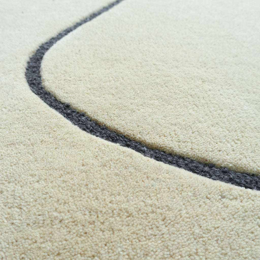 Ashland Rug - Ballet White / Dim Gray [WOOL]