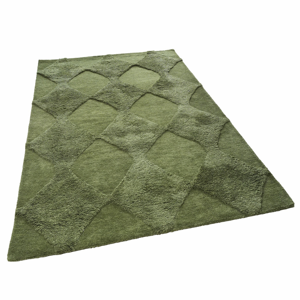 Olive Rug -Dark Sage [NZ WOOL]