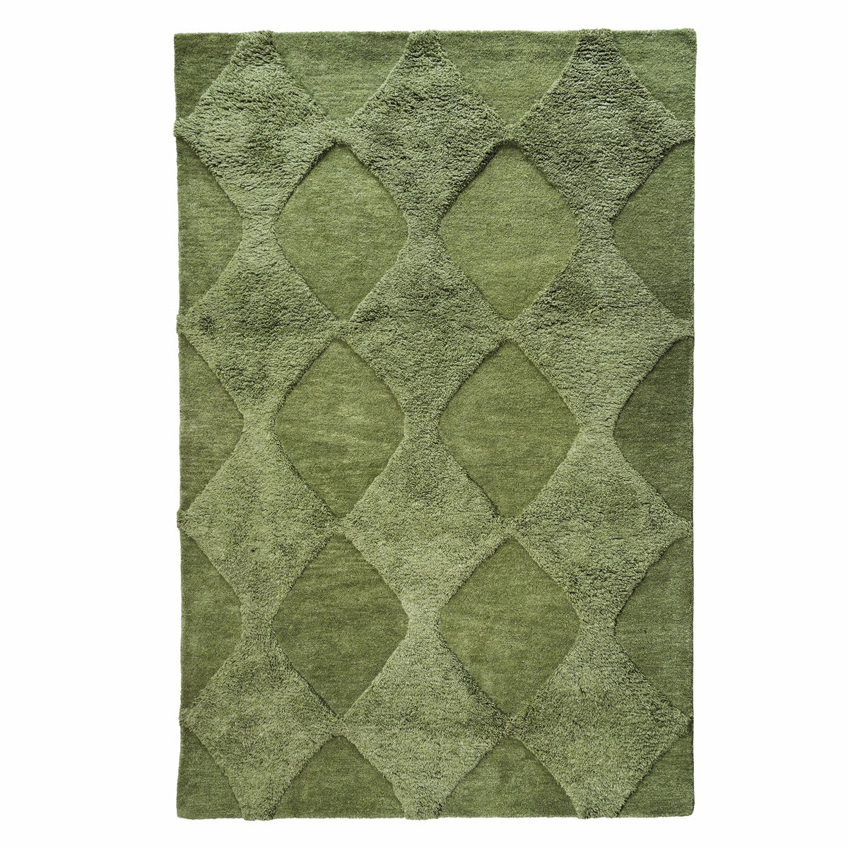 Olive Rug -Dark Sage [NZ WOOL]