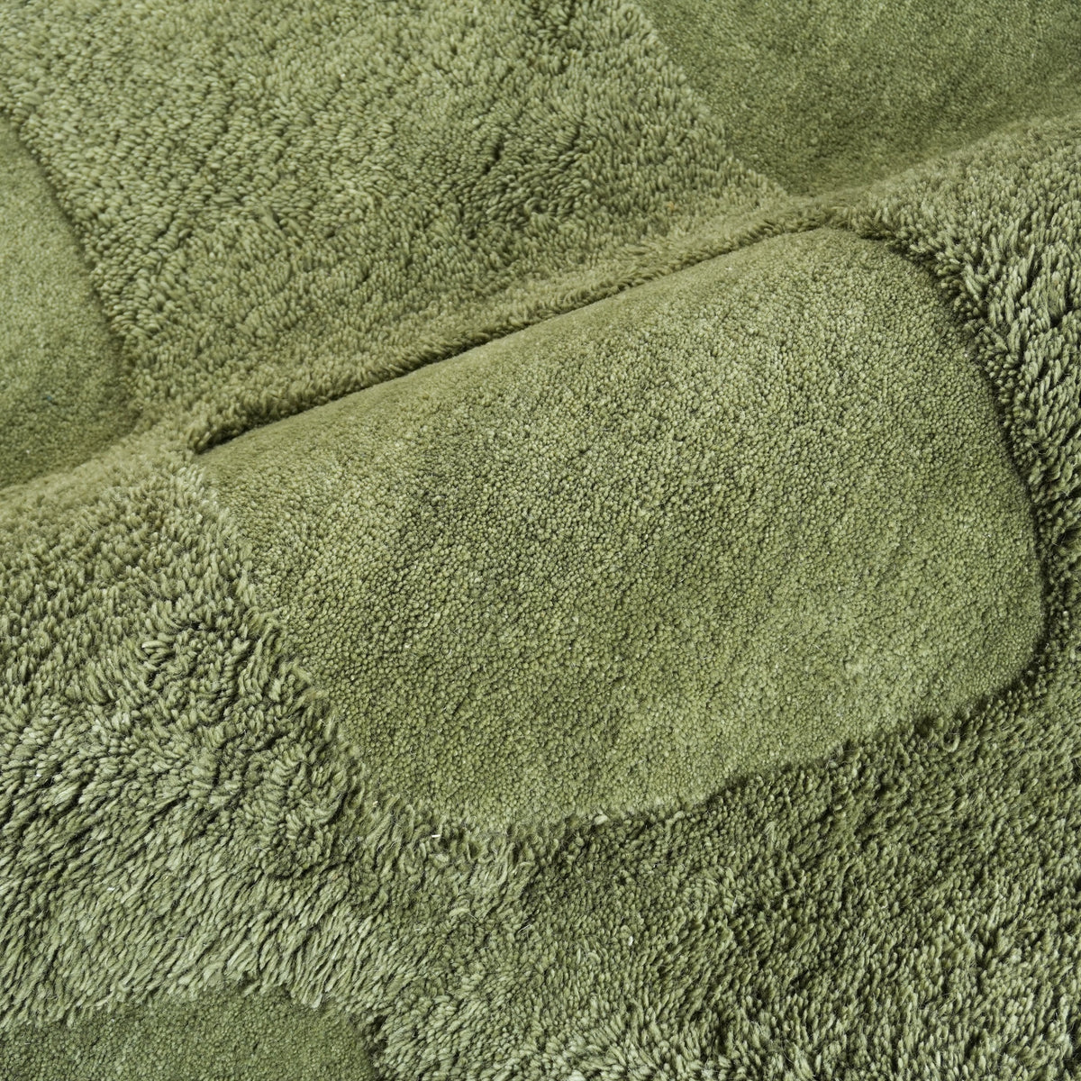 Olive Rug -Dark Sage [NZ WOOL]