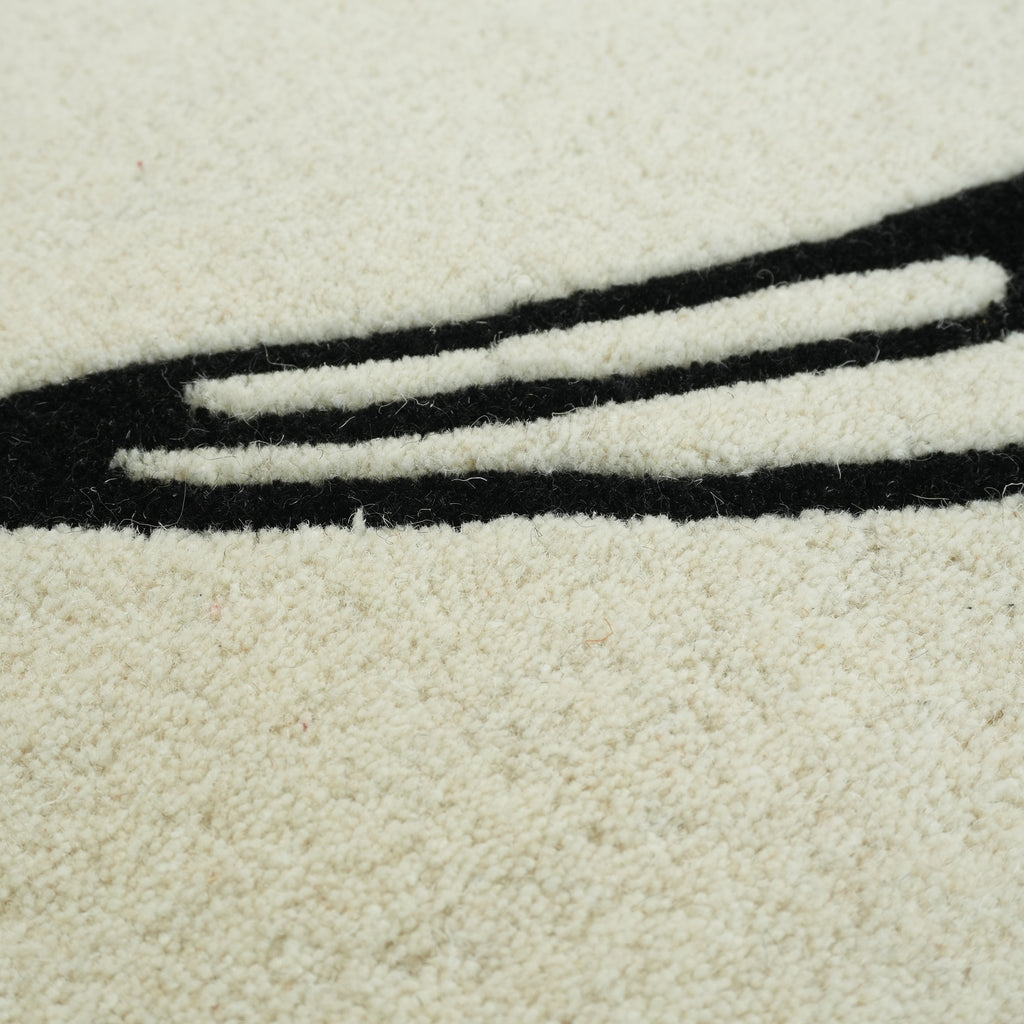 Ostriva Rug -  WoodSmoke / Pearl Bush [INDIAN BLEND WOOL]