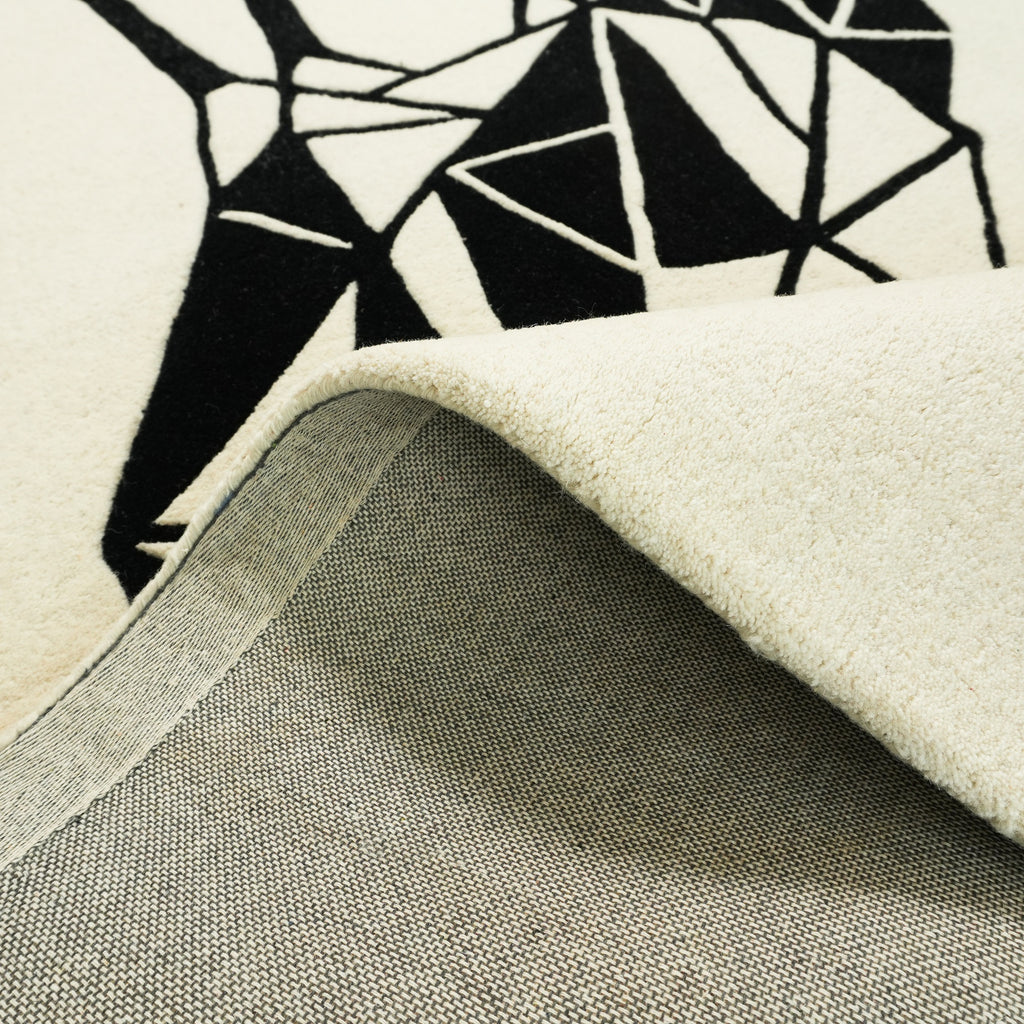 Ostriva Rug -  WoodSmoke / Pearl Bush [INDIAN BLEND WOOL]