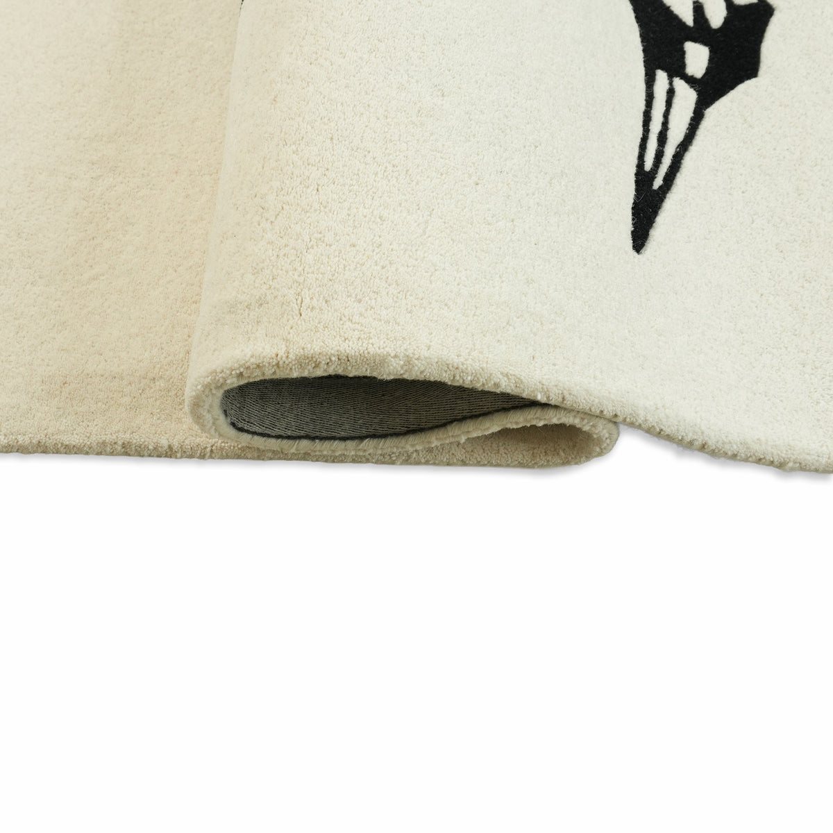 Ostriva Rug -  WoodSmoke / Pearl Bush [INDIAN BLEND WOOL]