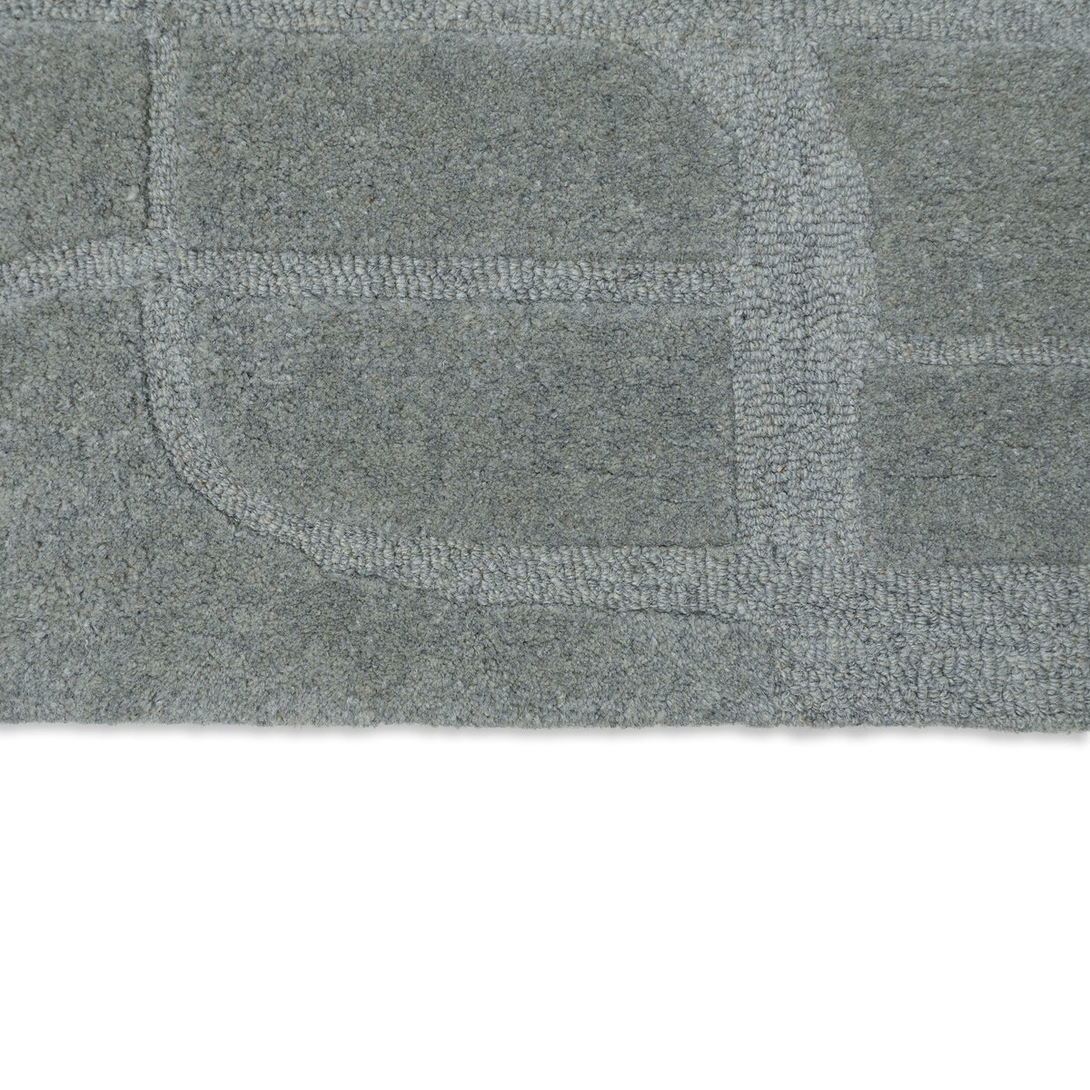 Safira Rug -  Cool Grey [INDIAN BLEND WOOL]