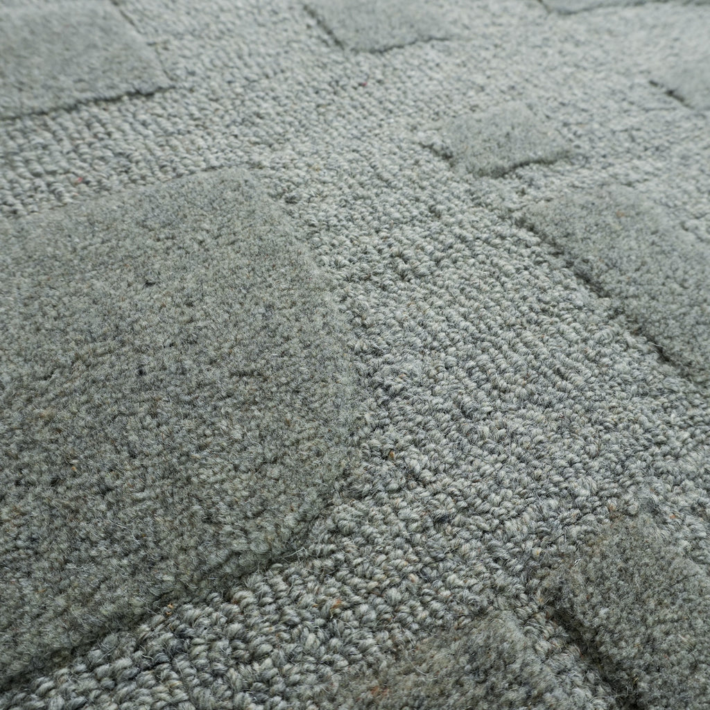 Safira Rug -  Cool Grey [INDIAN BLEND WOOL]