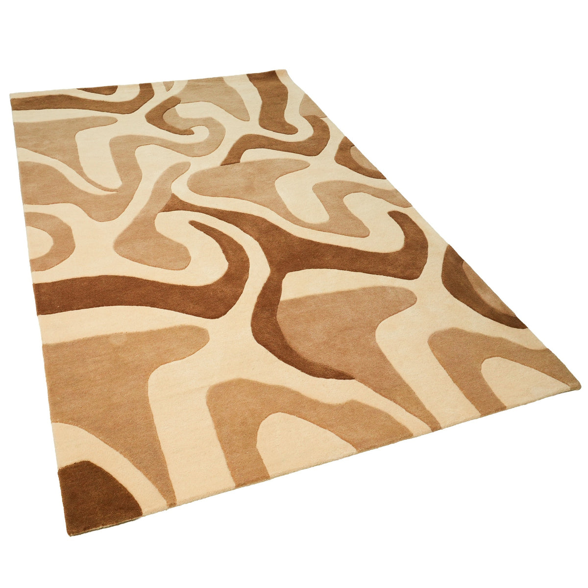 Estelle Rug - Russet / Tranquil Gold / Camel [NZ WOOL]