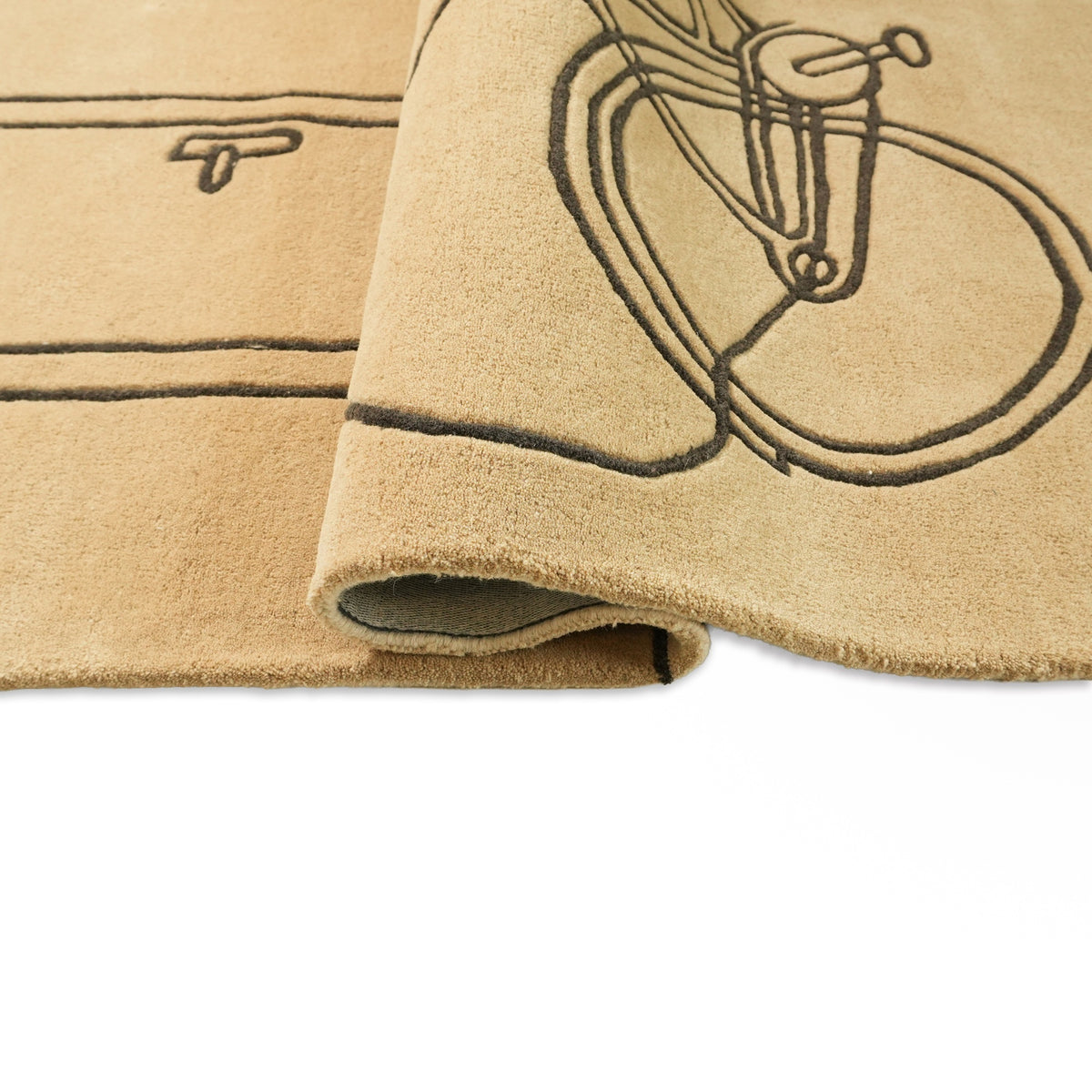 Aurelia Rug -Aesthetic Yellow / Musket Brown / Ivy / Gold [INDIAN BLEND WOOL]