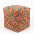 Arizona Pouf - Spanish Bistre / Sedona / Stiletto [JUTE+COTTON]