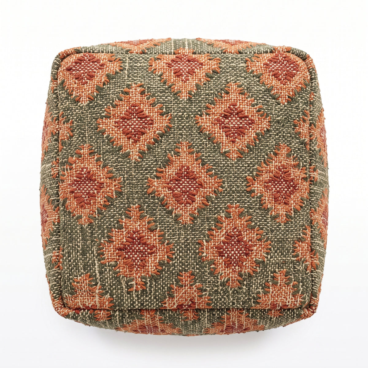 Arizona Pouf - Spanish Bistre / Sedona / Stiletto [JUTE+COTTON]