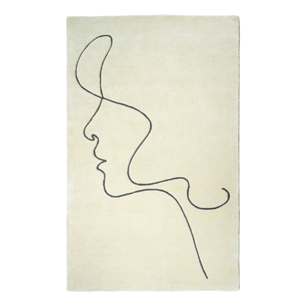 Ashland Rug - Ballet White / Dim Gray [WOOL]