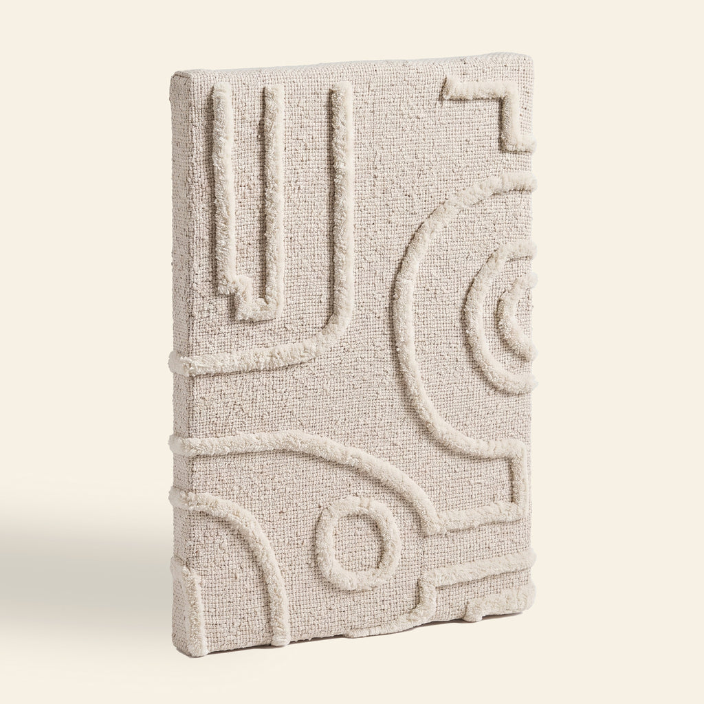 Zuri Wall Art - Shoji White [WOOL]