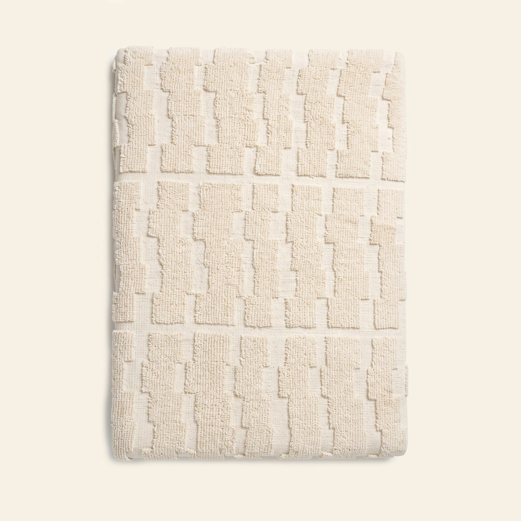 Mosaic Wall Art  - Bone Cream [WOOL]