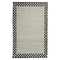 Redwood Rug (Reversible) - Dravit Grey / Eerie Black / Off White [DENIM+COTTON]