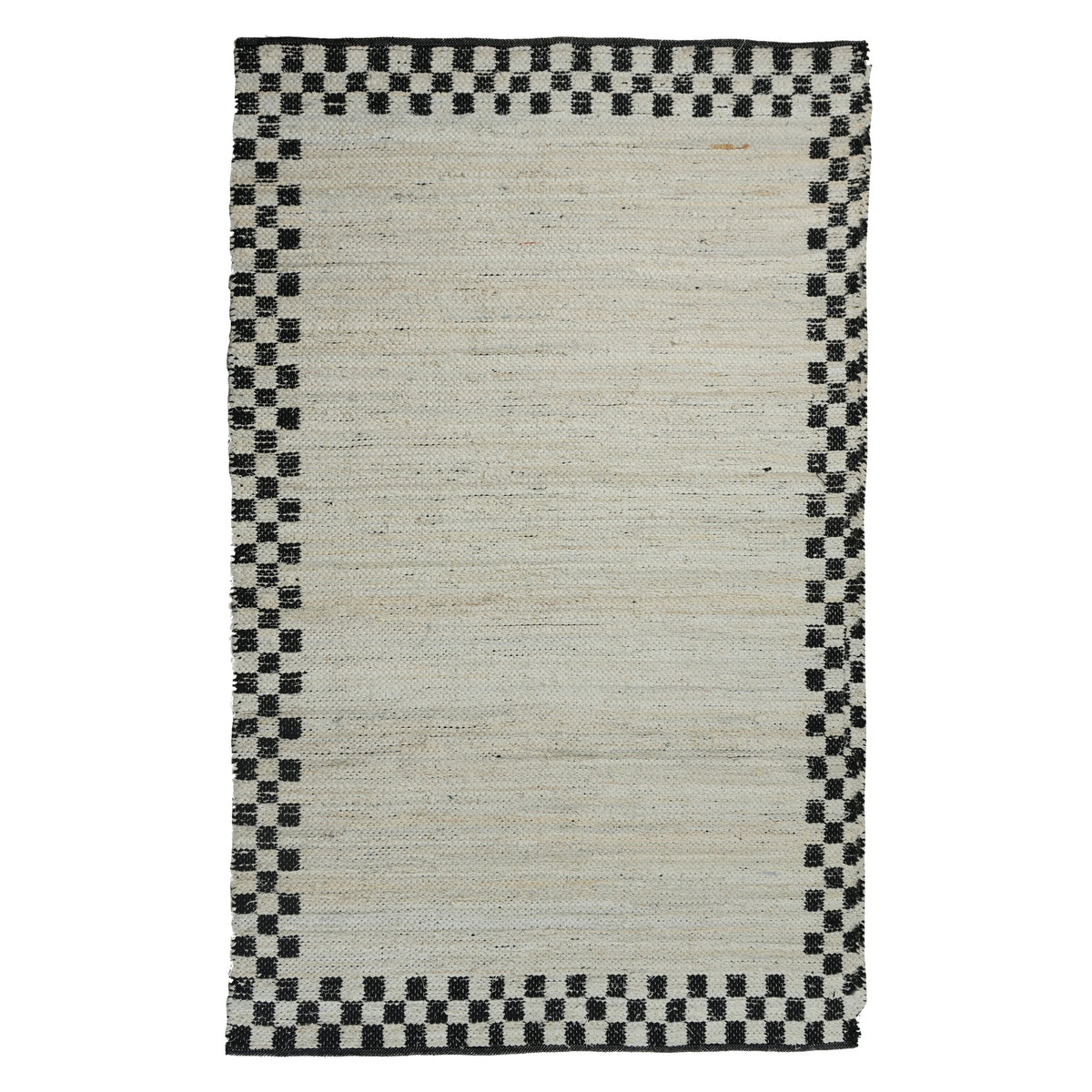 Redwood Rug (Reversible) - Dravit Grey / Eerie Black / Off White [DENIM+COTTON]