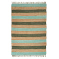Cortona Rug - Antique Jade / Desert Tan / Almond Green [JUTE+COTTON]