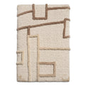 Elara Wall Art - Muted Brown / Royal Beige / Pearly Cream [WOOL]