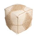 Albama Pouf - Perfect Beige / Cream  [JUTE+COTTON]