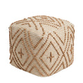 Canyon Pouf - Deer / Honey Pine / Vintage Lace [JUTE+COTTON]
