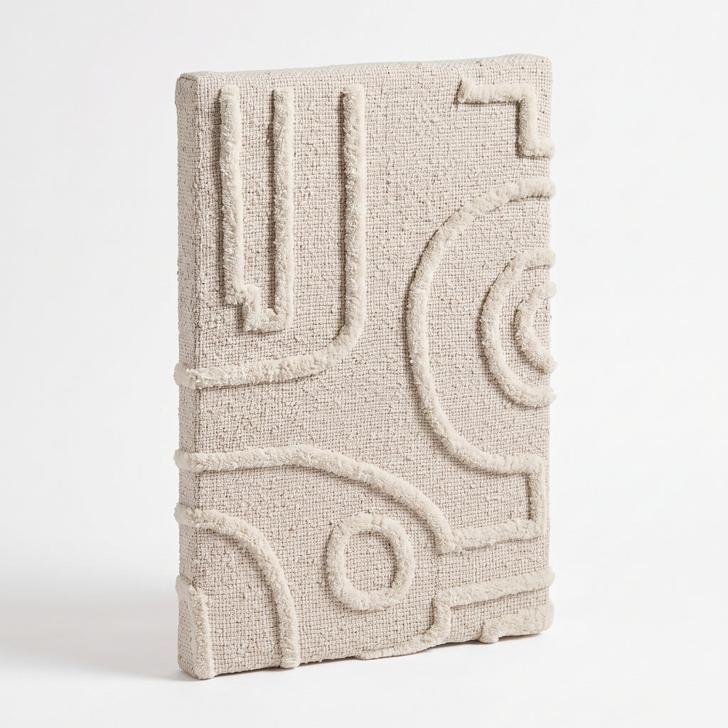 Zuri Wall Art - Shoji White [WOOL]